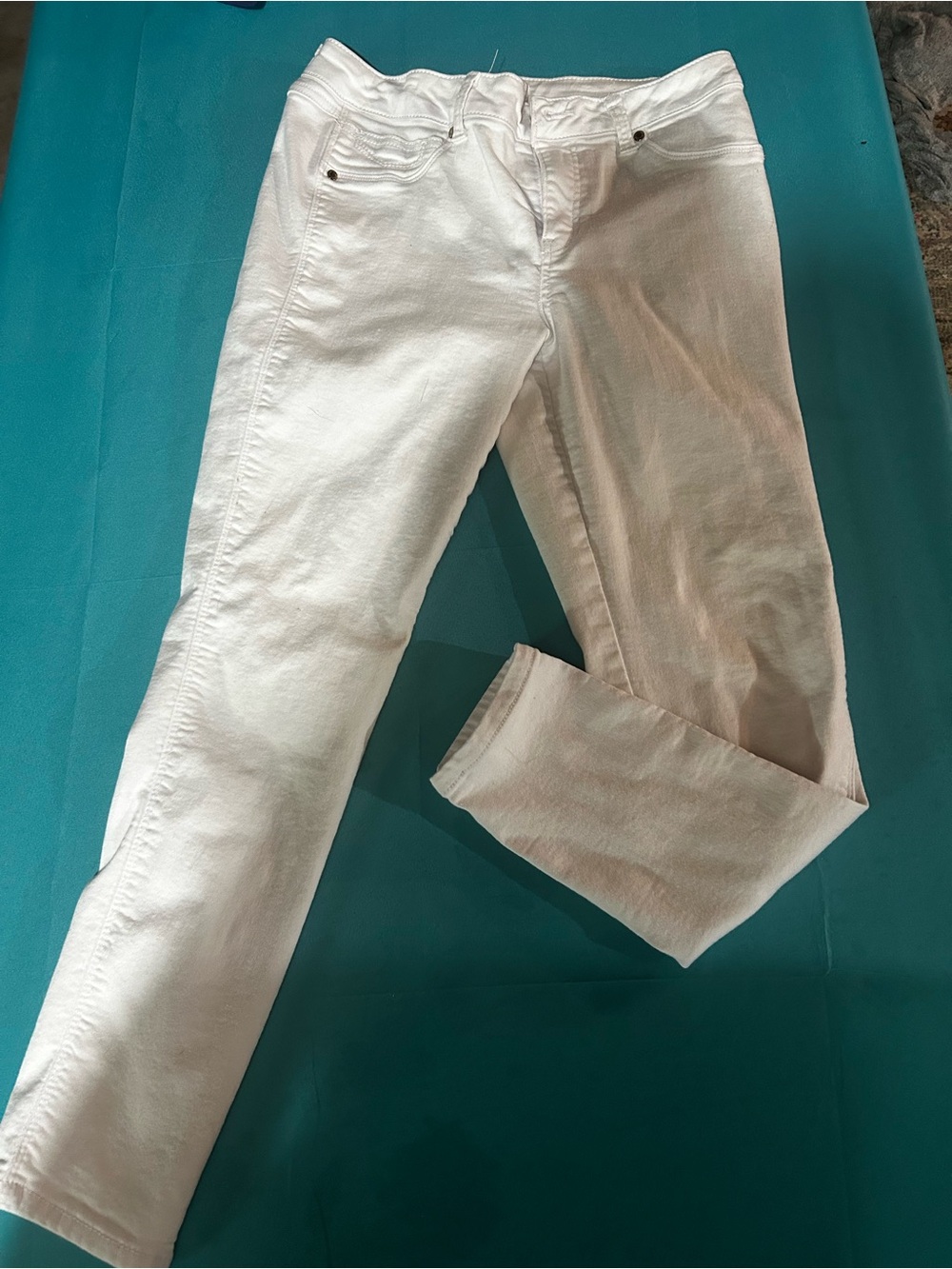 Women’s White Slim Fit Jeans
